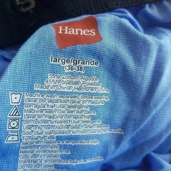 Hanes 2 woven long length shorts L (36/38) - Picture 7 of 7